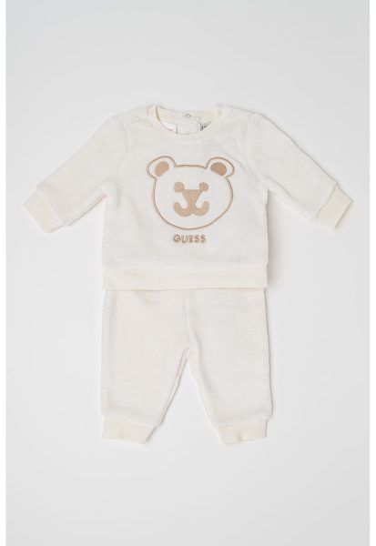 Set de pantaloni de trening si bluza de trening cu aspect pufos
