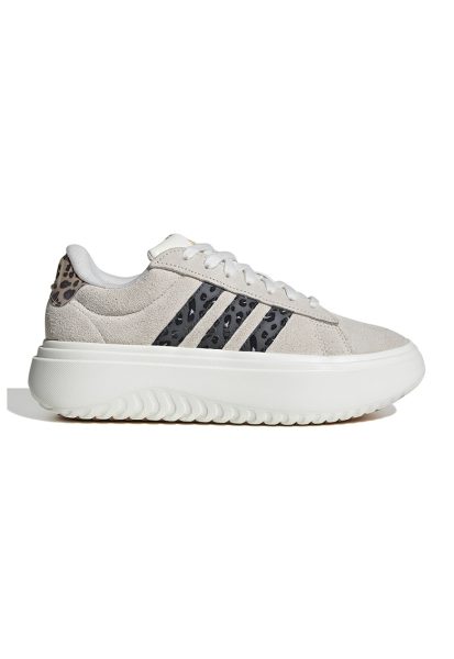 Pantofi sport flatform de piele intoarsa Grand Court