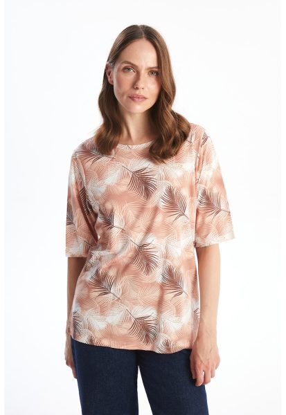 Tricou cu imprimeu tropical