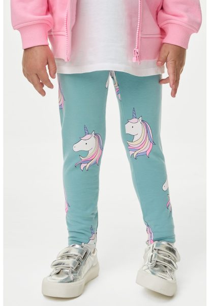 Colanti cu imprimeu cu unicorni