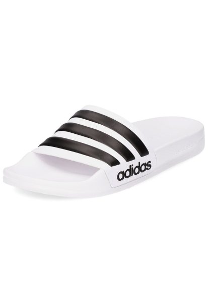Papuci Adilette Shower Alb Sintetic