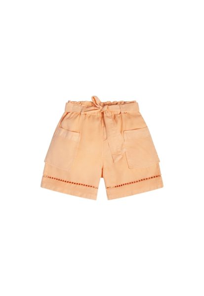 Pantaloni scurti copii - Lyocell - Portocaliu