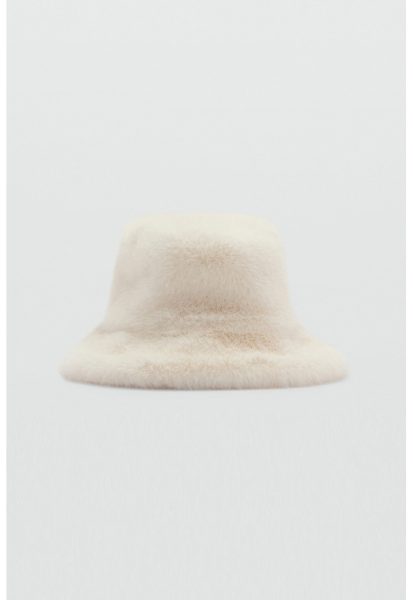 Palarie bucket de blana sintetica Chessy