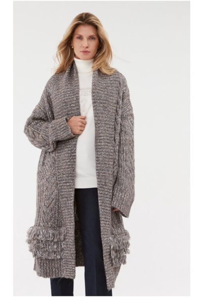 Cardigan lung de dama Liliane W3BR43