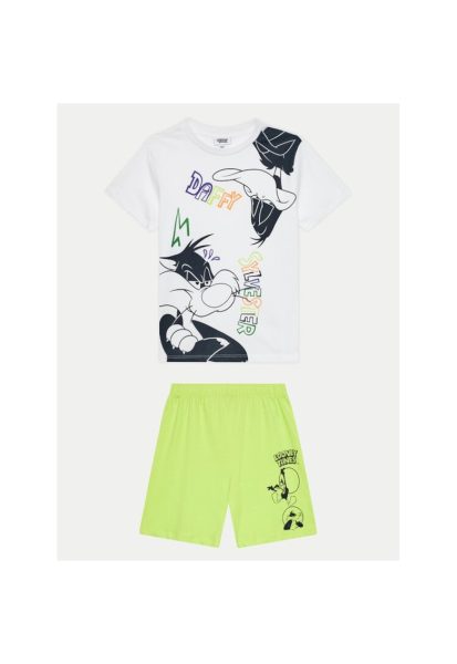 Pijama copii - 833657 - Alb - Bumbac