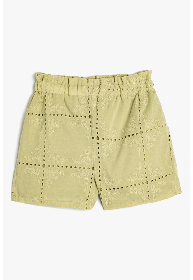 Pantaloni scurti din bumbac cu model in carouri