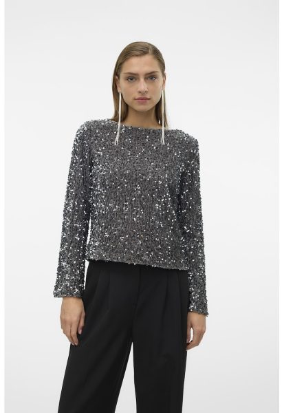 Bluza cu aplicatii de paiete