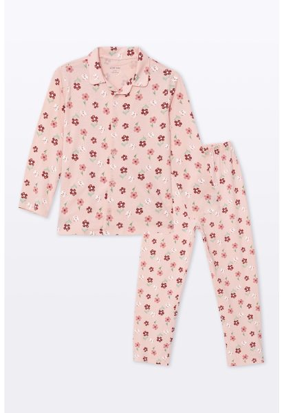 Pijma cu imprimeu floral