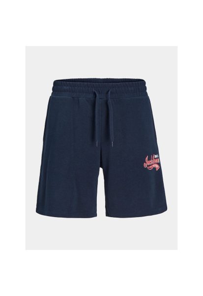 Pantaloni scurti sport baieti - 303521370 - Albastru inchis - Poliester