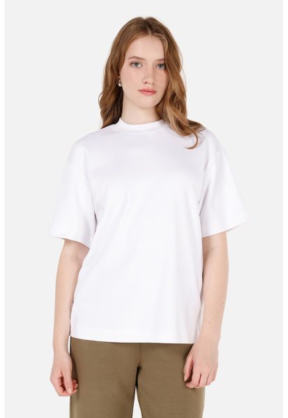 Tricou de bumbac cu model lejer