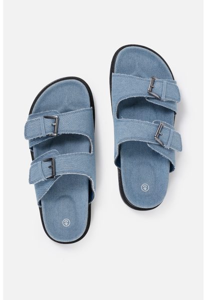 Papuci de denim