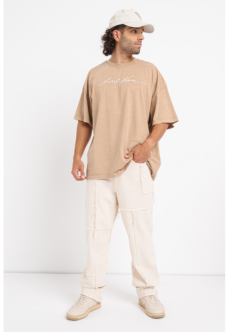 Tricou supradimensionat cu logo