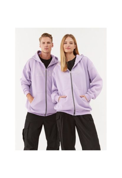 Bluza sport barbati - 493547 - Violet - Bumbac