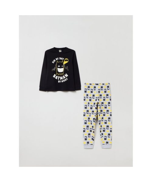 Pijama copii -  331818 - Gri/Negru - Bumbac