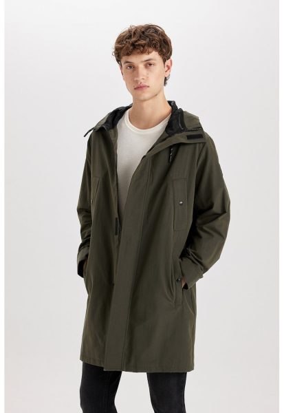 Geaca parka cu gluga