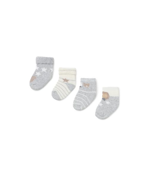 Set 4 perechi sosete Fete -  303290528 - Bumbac