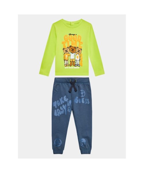 Compleu copii -  831685 - Albastru/Verde - Bumbac
