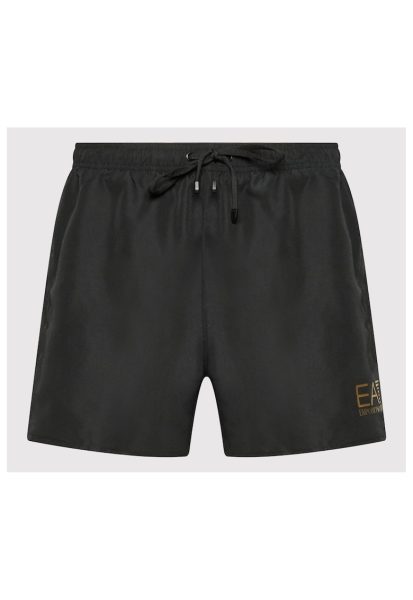 Pantaloni scurti de baie barbati - EA7 Emporio Armani - Poliester - Negru1