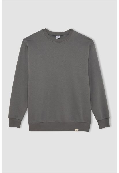 Bluza de trening uni cu decolteu rotund