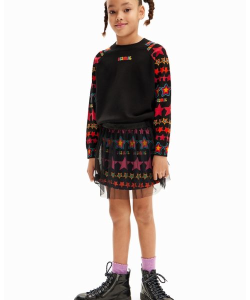 Bluza de trening cu model raglan