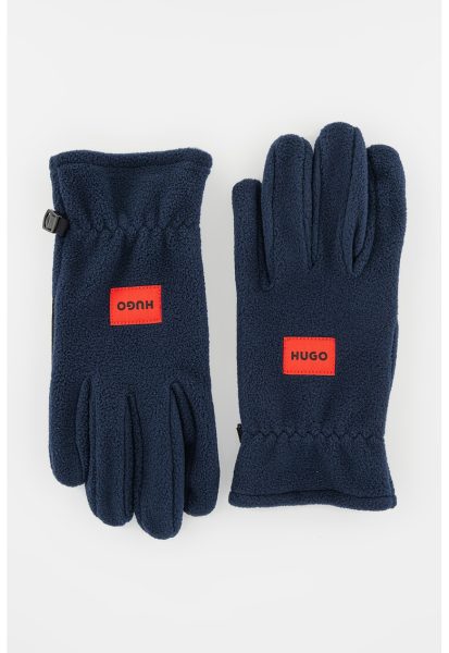 Manusi din fleece cu aplicatii logo