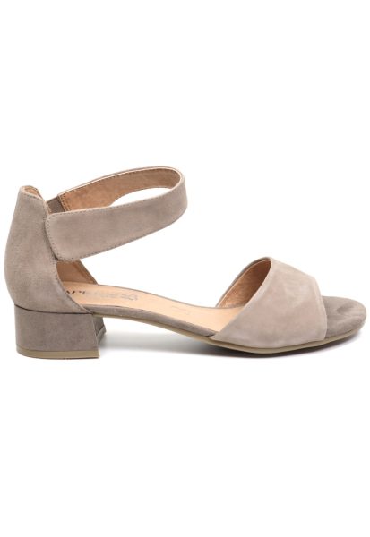 Sandale dama 9 28212 20 taupe velur
