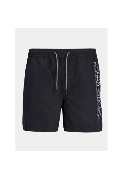 Short de baie copii - 21592 - Poliester - Negru