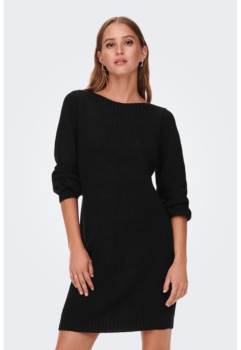Rochie-pulover cu decolteu barcuta Whitney