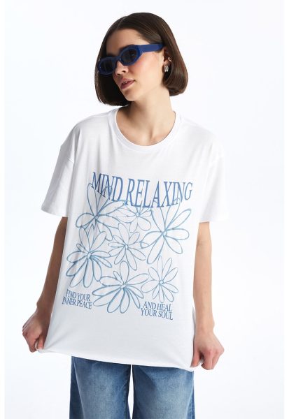 Tricou lejer cu imprimeu