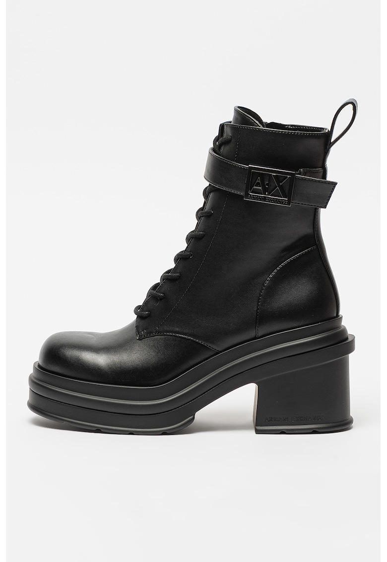 Botine cu toc masiv