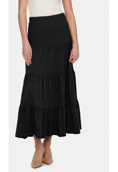 Fusta dama - 2277 - Bumbac - Negru