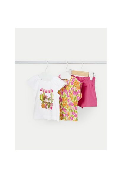 Compleu copii - 12563 - Roz - Bumbac