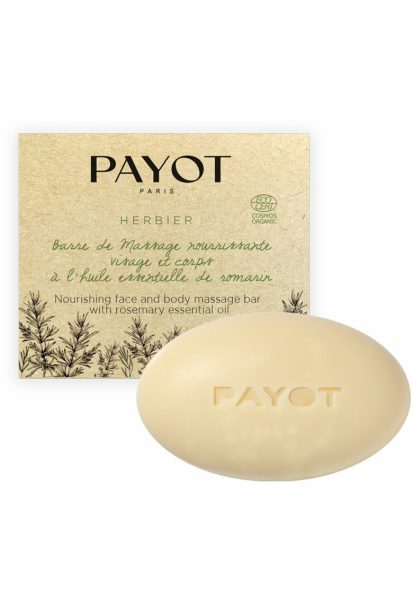 Baton hranitor pentru masaj Payot Herbier - cu ulei esential de rozmarin - pentru fata si corp - 50 gr