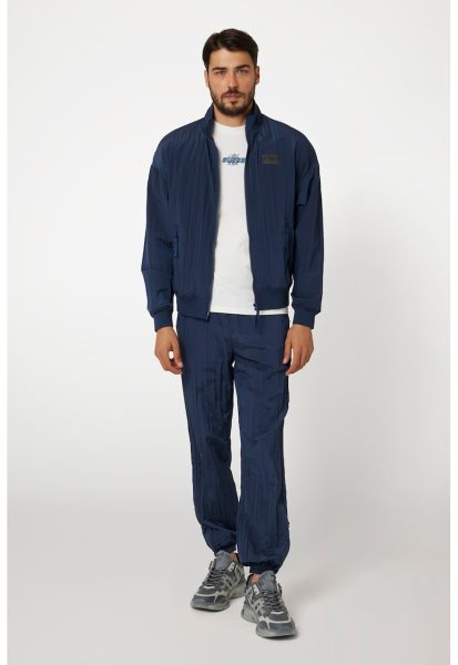 Bluza de trening cu fermoar si buzunare oblice