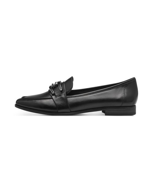 Pantofi loafer de piele cu detalii din lant
