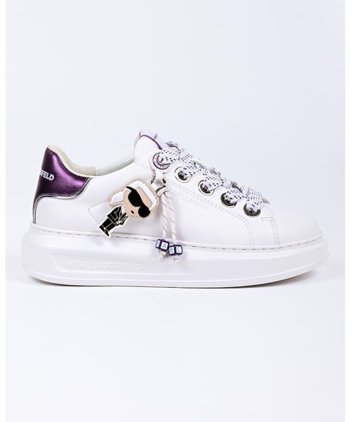 Pantofi sport din piele cu accesoriu logo