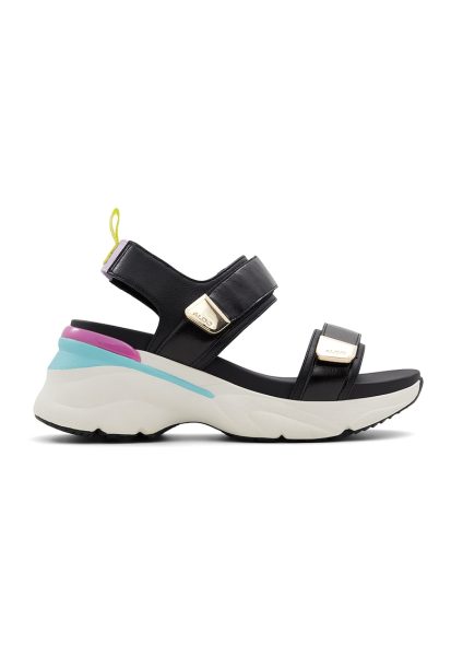 Sandale cu velcro si platforma Colbie