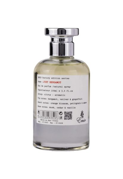 Apa de parfum Just Bergamot Factory Edition - Unisex - 100ml