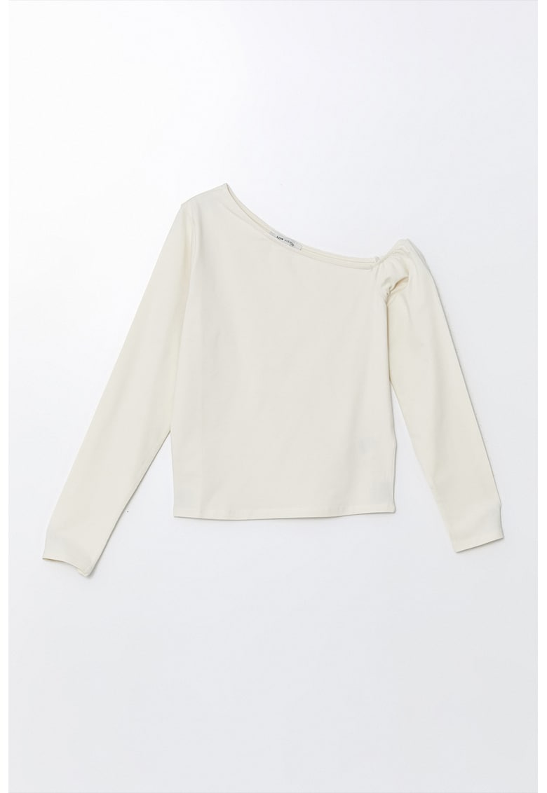 Bluza cu decolteu asimetric