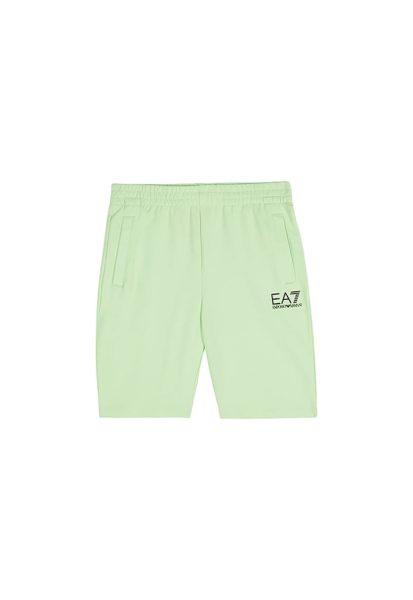 Pantaloni scurti copii - EA7 Emporio Armani - Bumbac - Verde