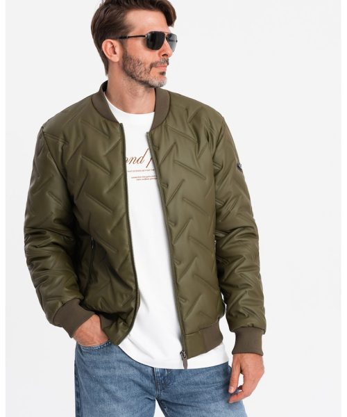 Jacheta bomber cu aspect matlasat