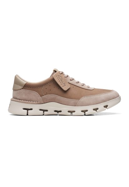 Pantofi sport low-cut din piele nabuc
