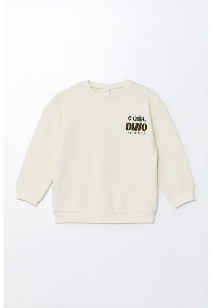 Bluza de trening din bumbac cu imprimeu grafic pe partea din spate