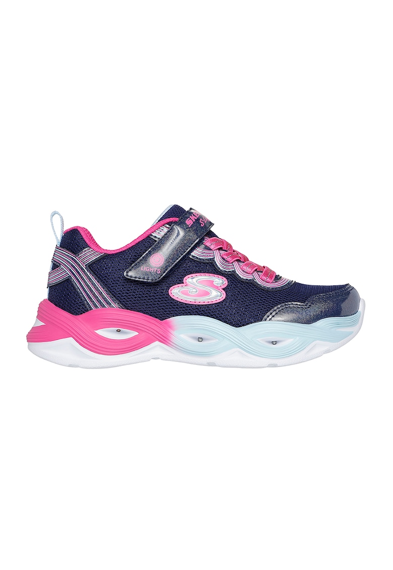 Pantofi sport cu velcro si LED-uri S-Lights Twisty Glow