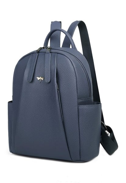 Rucsac de piele cu buzunare exterioare Hazel