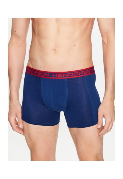 Set 2 perechi boxeri - 6260 - Bumbac - Albastru/Negru
