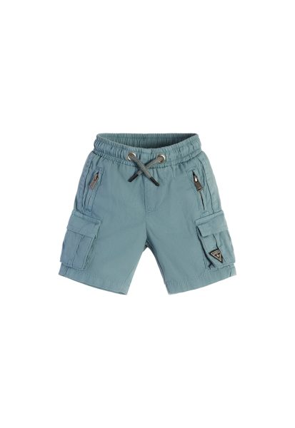 Pantaloni scurti copii - 0000302217625_6Y - Bumbac - Albastru