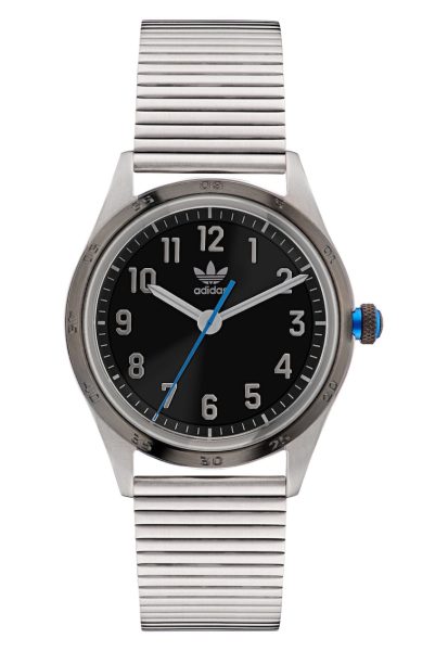 Ceas barbatesc CODE FOUR - inox - analog - argintiu