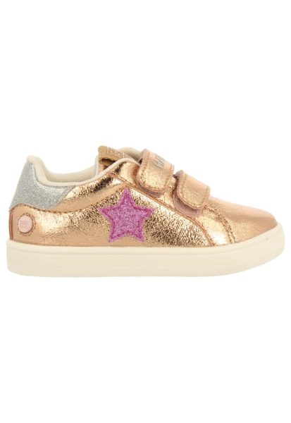 Pantofi sport din piele ecologica cu segmente cu inchidere velcro