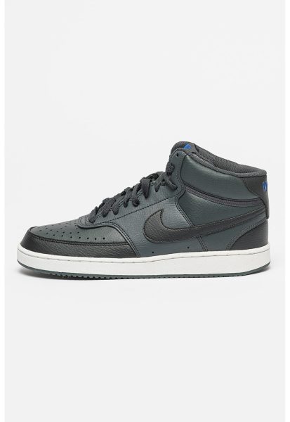 Pantofi sport mid-high de piele ecologica Court Vision